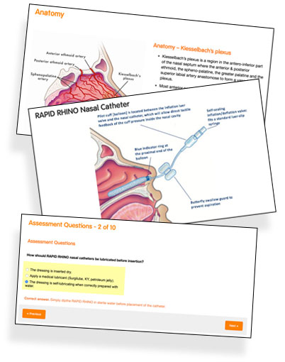 Training | Rapid Rhino Epistaxis Device